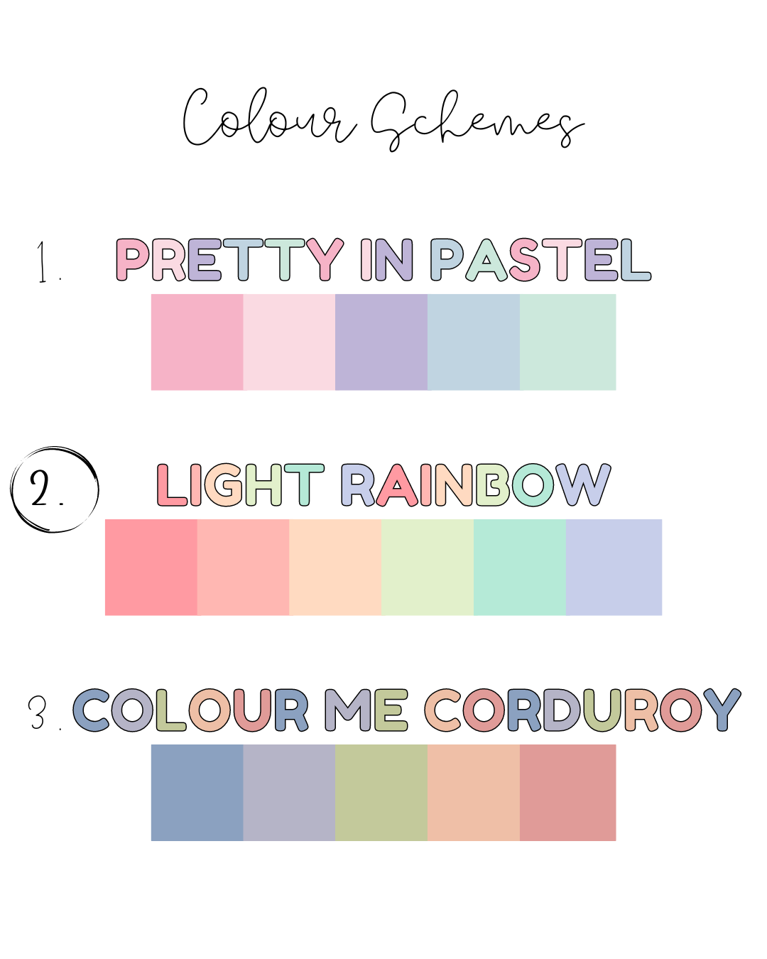 Light Rainbow Personalized Pencil Case