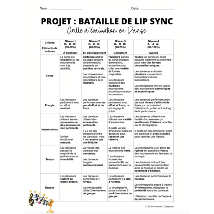 Bataille de Lip Sync - French Dance, Drama, & Music Lip Sync Battle Assignment