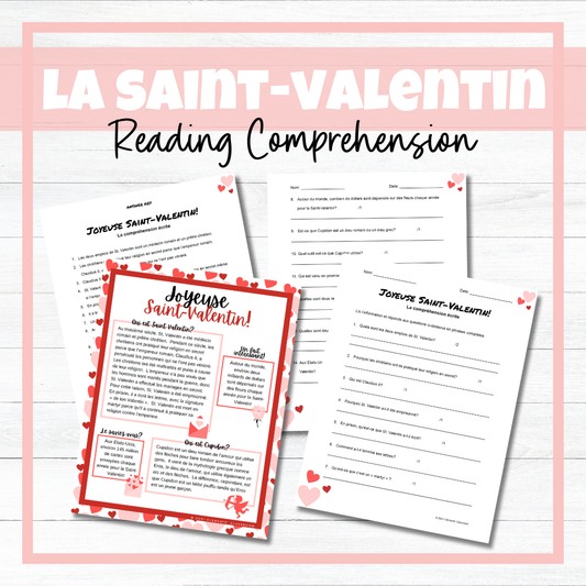La Saint-Valentin - French Valentine's Day - BUNDLE!