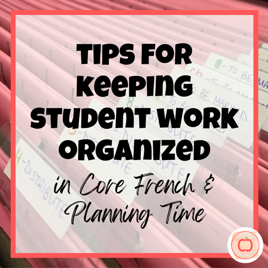 Tips for Keeping Student Work Organized