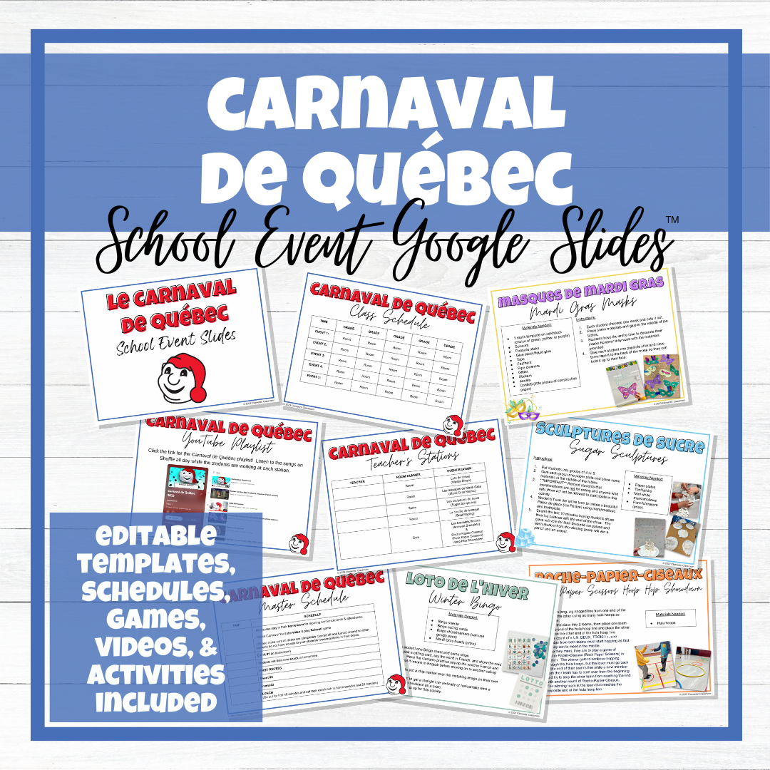 Carnaval de Québec - Festival d'hiver - School Event - BUNDLE!