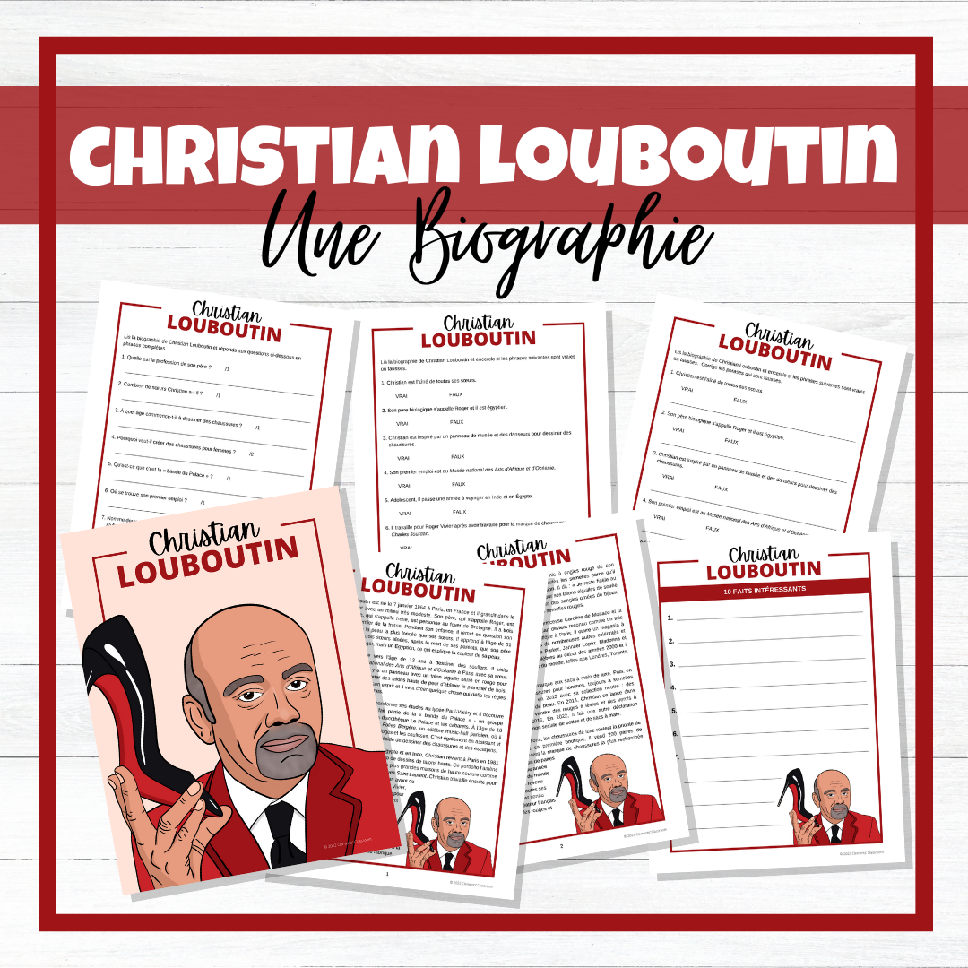 Christian Louboutin : Biographie d'un créateur de mode -French Biography Reading