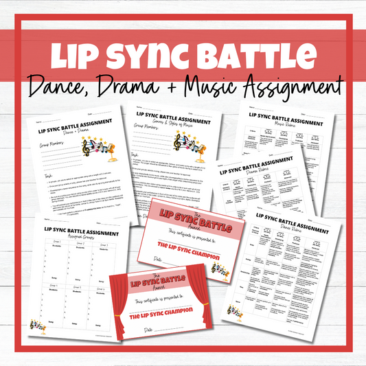 Lip Sync Battle - Dance, Drama, & Music Assignment