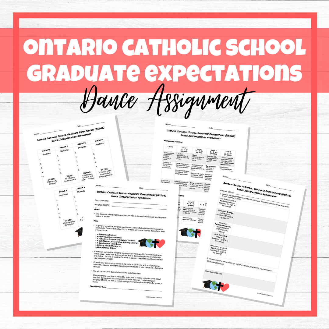 Ontario Catholic School Graduate Expectations - OCSGE - BUNDLE!