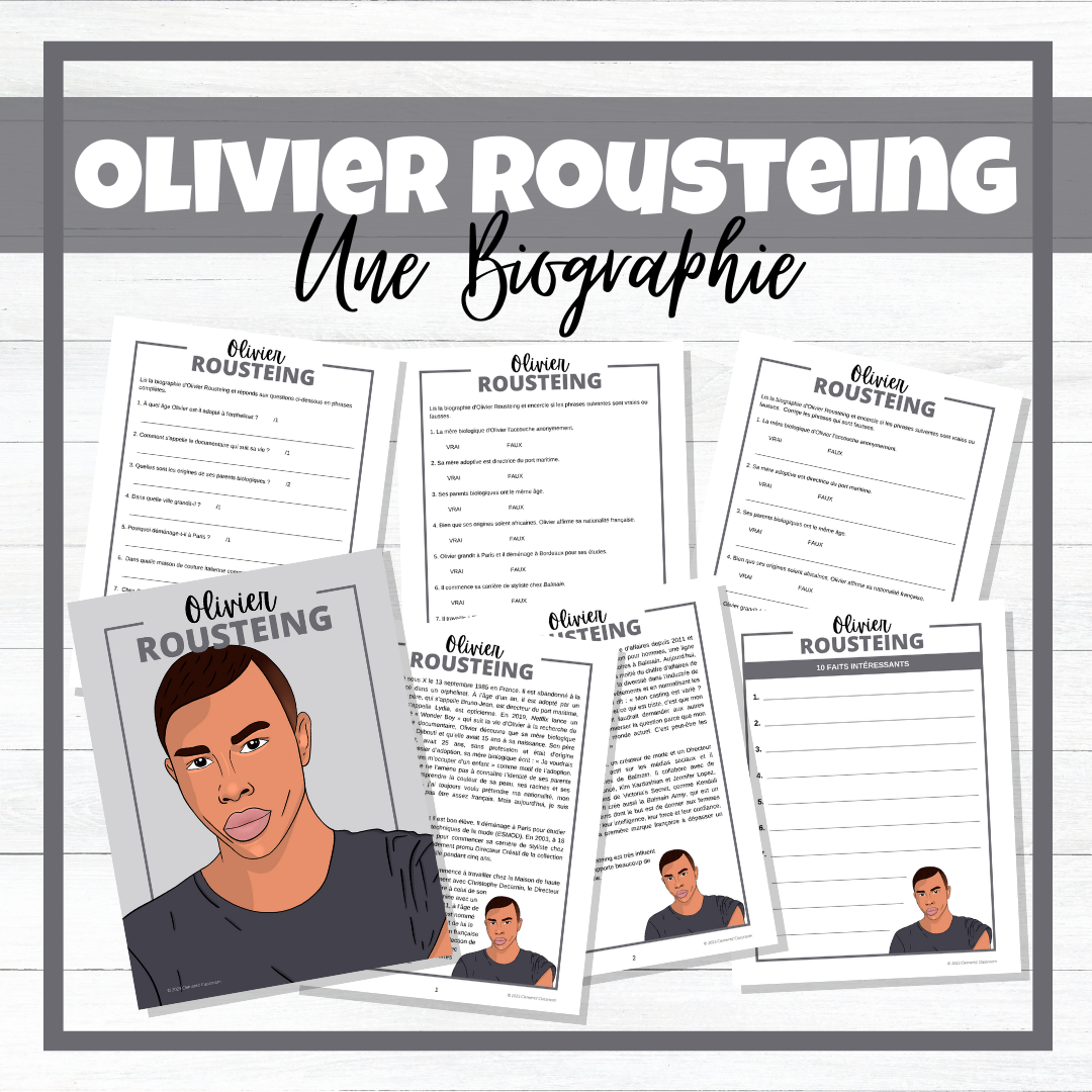 Olivier Rousteing : Biographie d'un créateur de mode - French Biography Reading