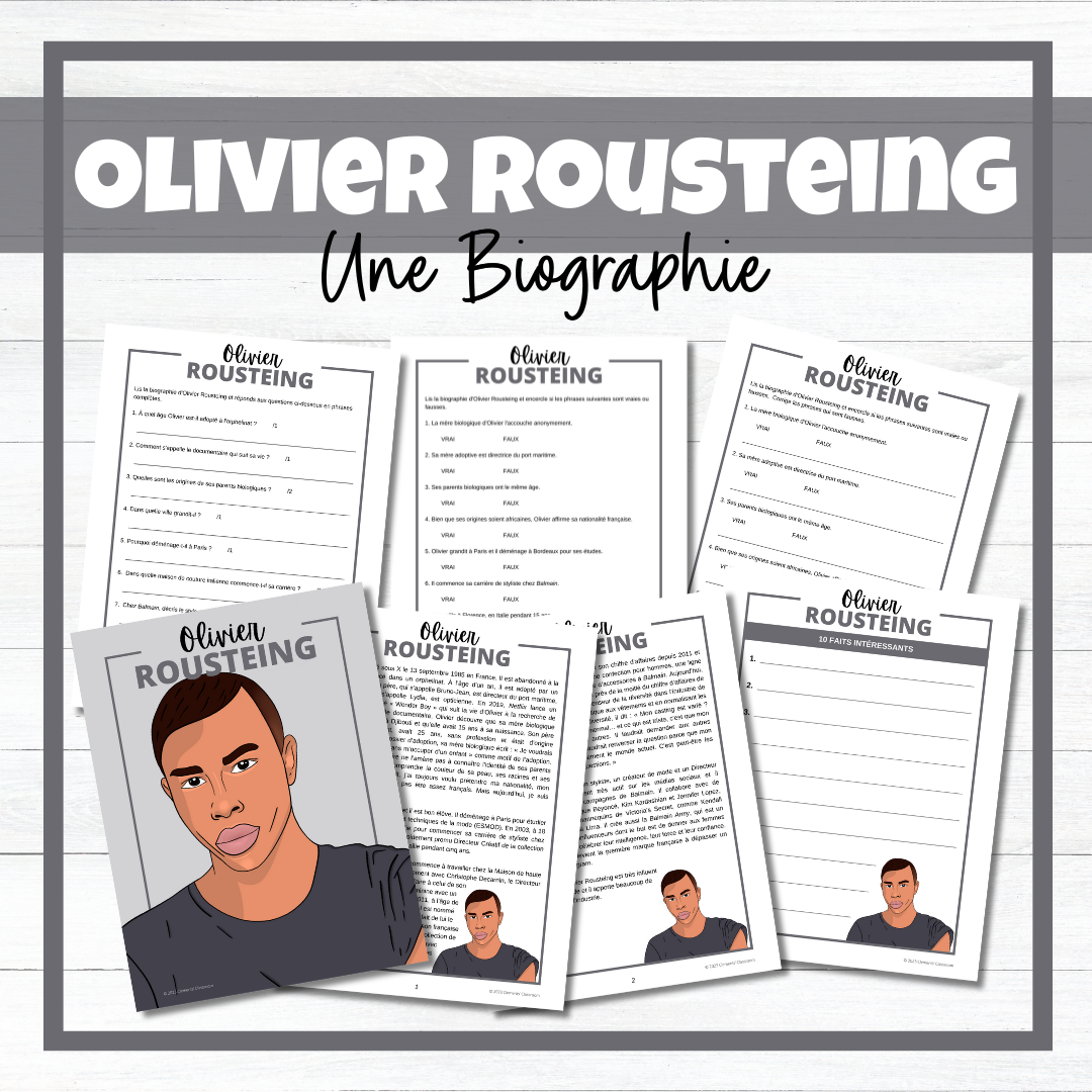Olivier Rousteing : Biographie d'un créateur de mode - French Biography Reading