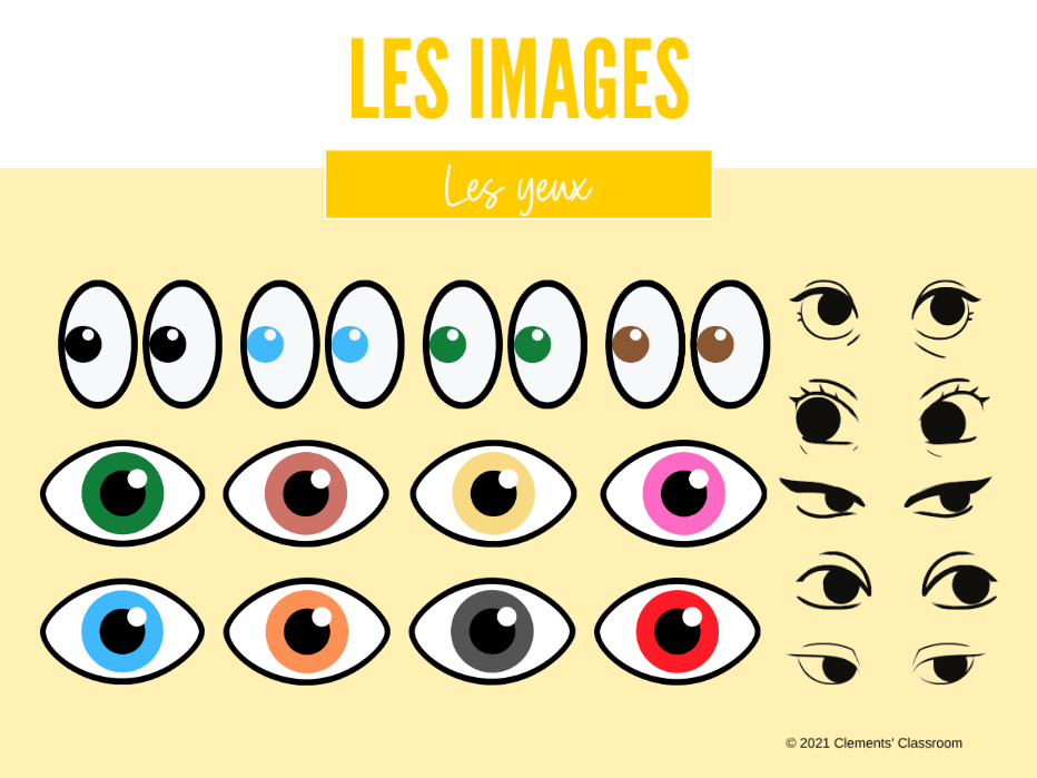 Décris et dessine les monstres! - Parties du corps - Google Slides™ Writing Activities