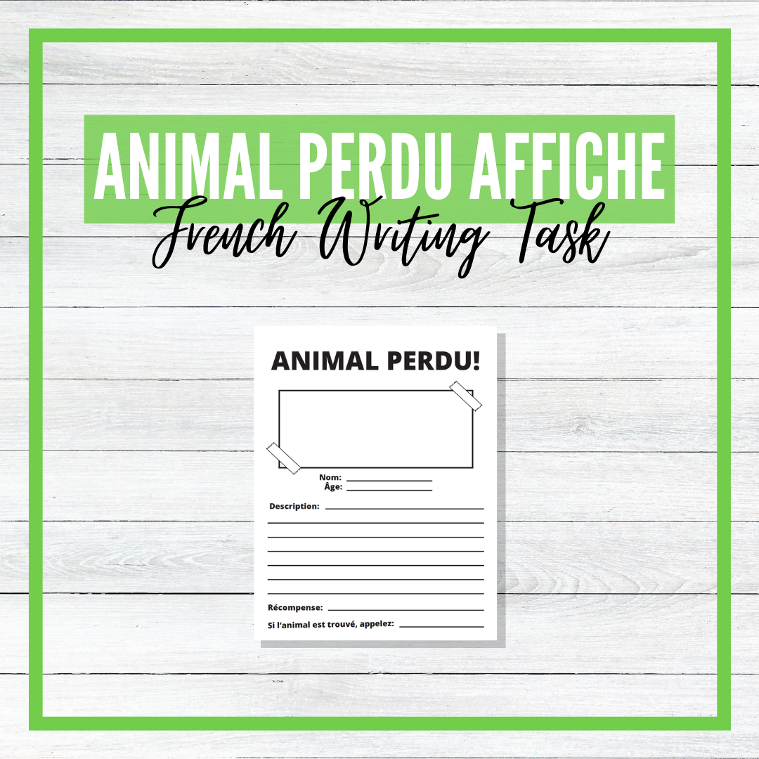 Les Animaux - Animals French Unit - BUNDLE!