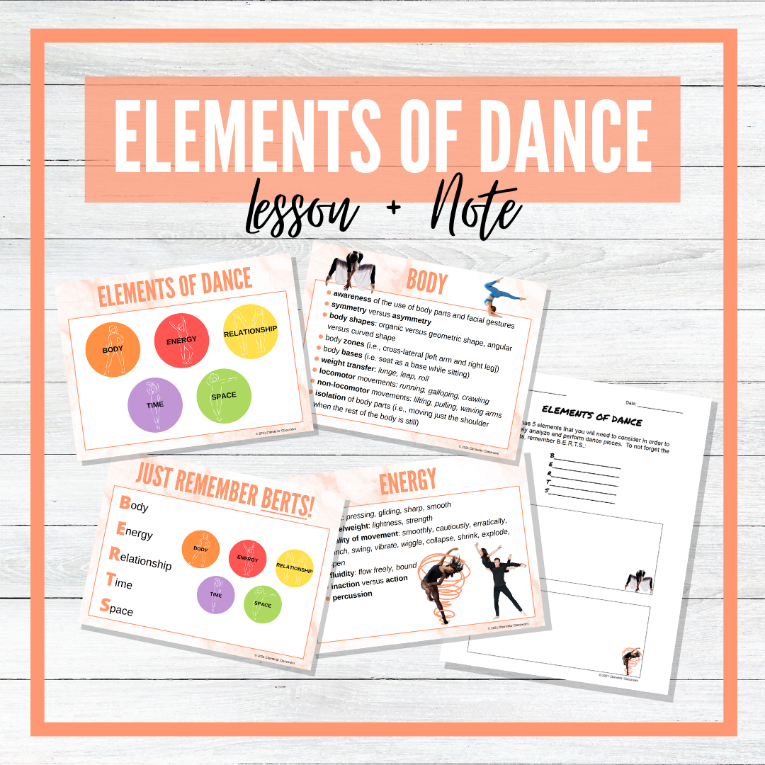 Elements of Dance Lesson and Note