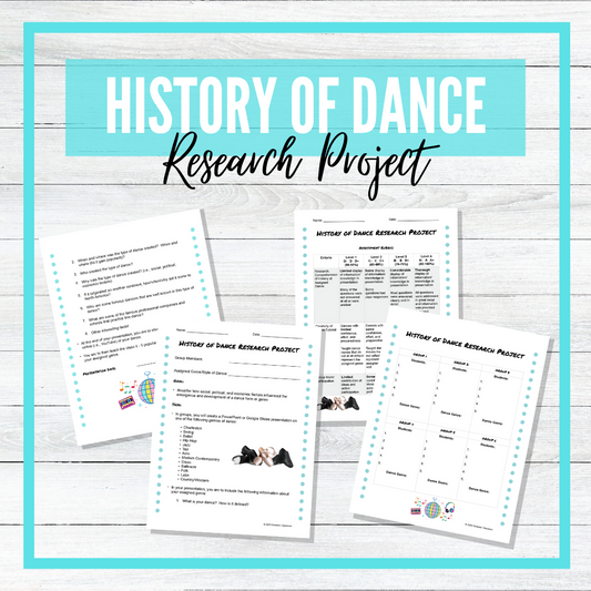 History of Dance Research Project