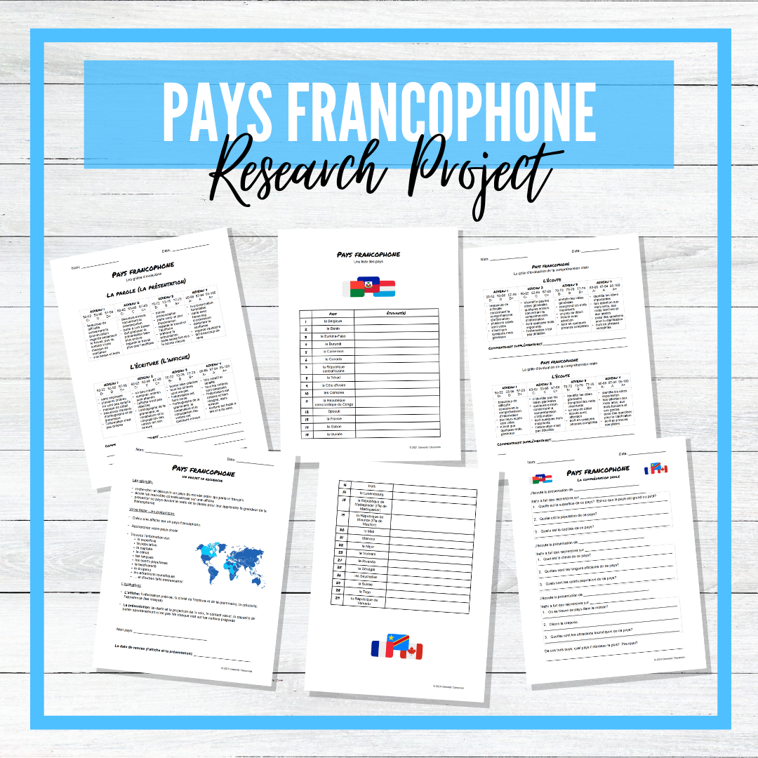 francophone country research project