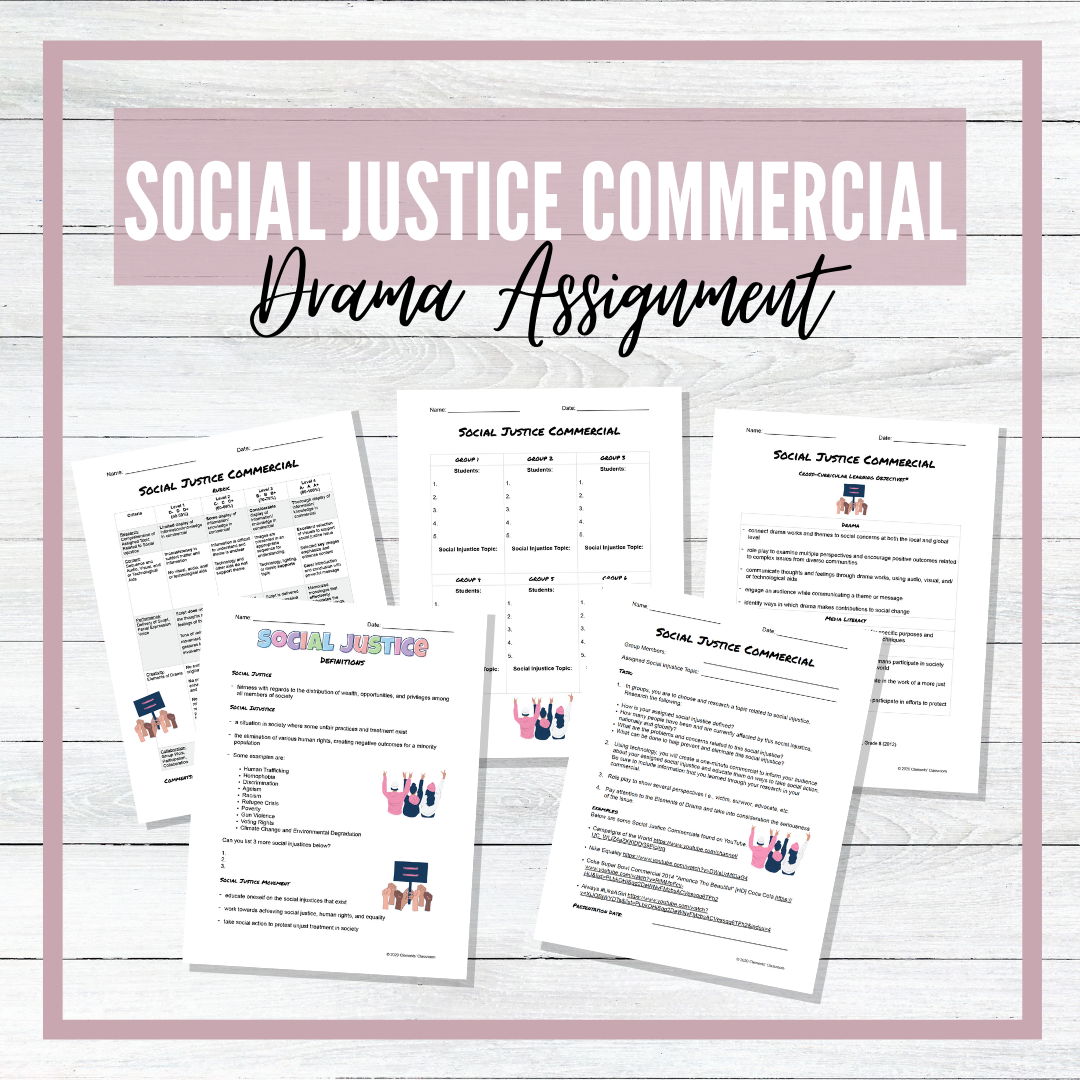 Social Justice Commercial - Drama Assignment