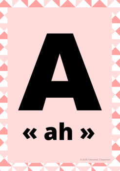 French Alphabet Banner / Flash Cards