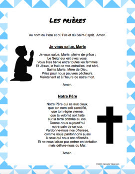 Les Prières - French Prayers