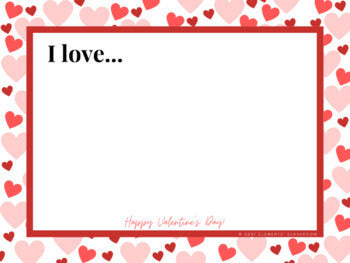 Saint-Valentin/Valentine's Day - Google Slides™ Writing Prompts - French/English