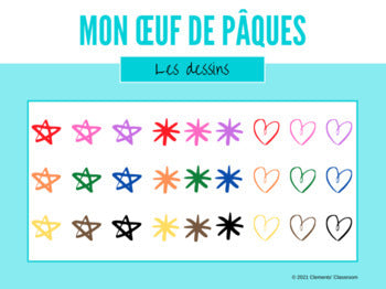 Décore un œuf de Pâques - French Decorate an Easter Egg -Google Slides™ Activity