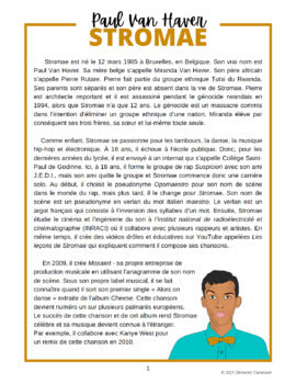 Stromae : Biographie d'un Francophone célèbre - French Biography Reading